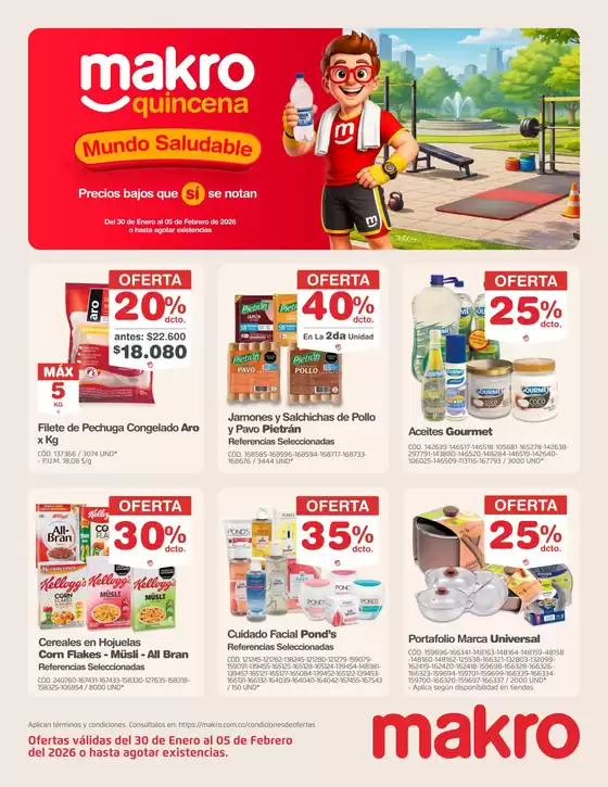 Catálogo Makro en Lérida | Ofertas Mundo Saludable | 2026-01-30T00:00:00.000Z - 2026-02-05T00:00:00.000Z