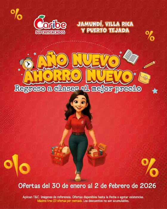 Catálogo Caribe Supermercados en La Vega Cauca | Ofertas Caribe Supermercados | 2026-01-30T00:00:00.000Z - 2026-02-02T00:00:00.000Z
