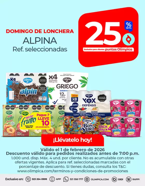 Catálogo Olímpica en Medellín | Ahorra ahora con nuestras ofertas | 2026-02-01T00:00:00.000Z - 2026-02-01T00:00:00.000Z