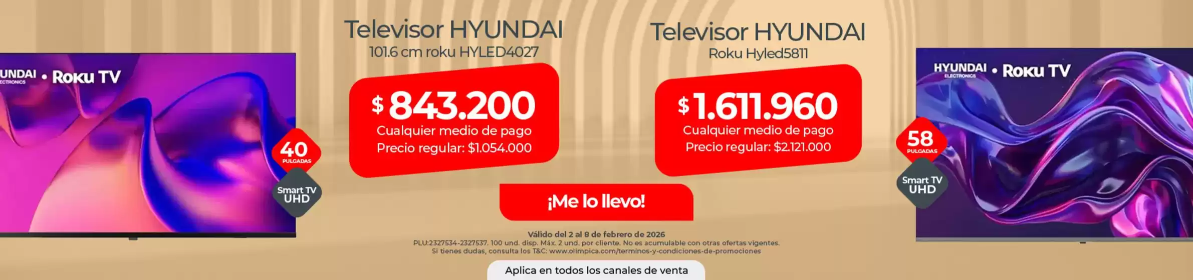 Catálogo Olímpica en Medellín | Gangas y ofertas actuales | 2026-02-02T00:00:00.000Z - 2026-02-08T00:00:00.000Z