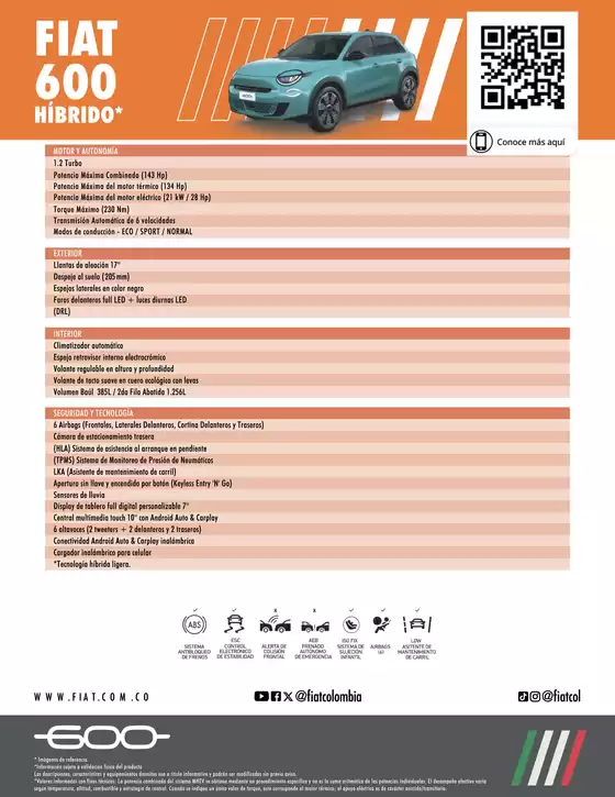 Catálogo Los Coches | Los Coches Fiat - FIAT 600 HIBRIDO LOS COCHES 2025 | 2026-01-01T00:00:00.000Z - 2026-12-31T00:00:00.000Z