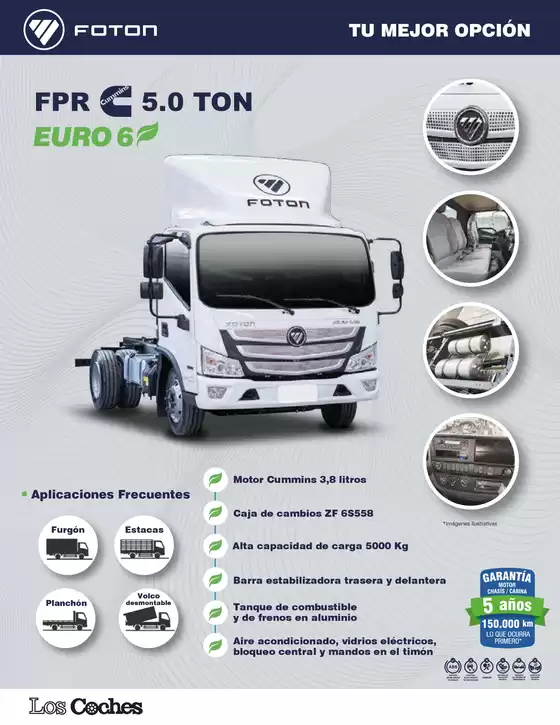 Catálogo Los Coches en Cúcuta | Los Coches Foton - Ficha tecnica Foton FPR Cummins 5 0 Los Coches 2025 | 2026-01-01T00:00:00.000Z - 2026-12-31T00:00:00.000Z
