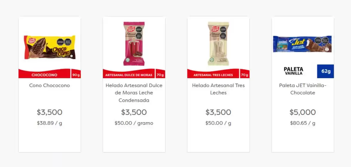 Catálogo Cream Helado | Descuentos, desde: 30% OFF, Hasta 70% OFF | 2026-02-03T00:00:00.000Z - 2026-02-08T00:00:00.000Z