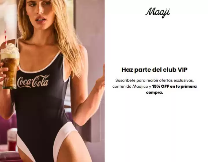 Catálogo Maaji en Tunja | Haz parte del club VIP, 15% OFF en tu primera compra | 2026-02-03T00:00:00.000Z - 2026-02-28T00:00:00.000Z