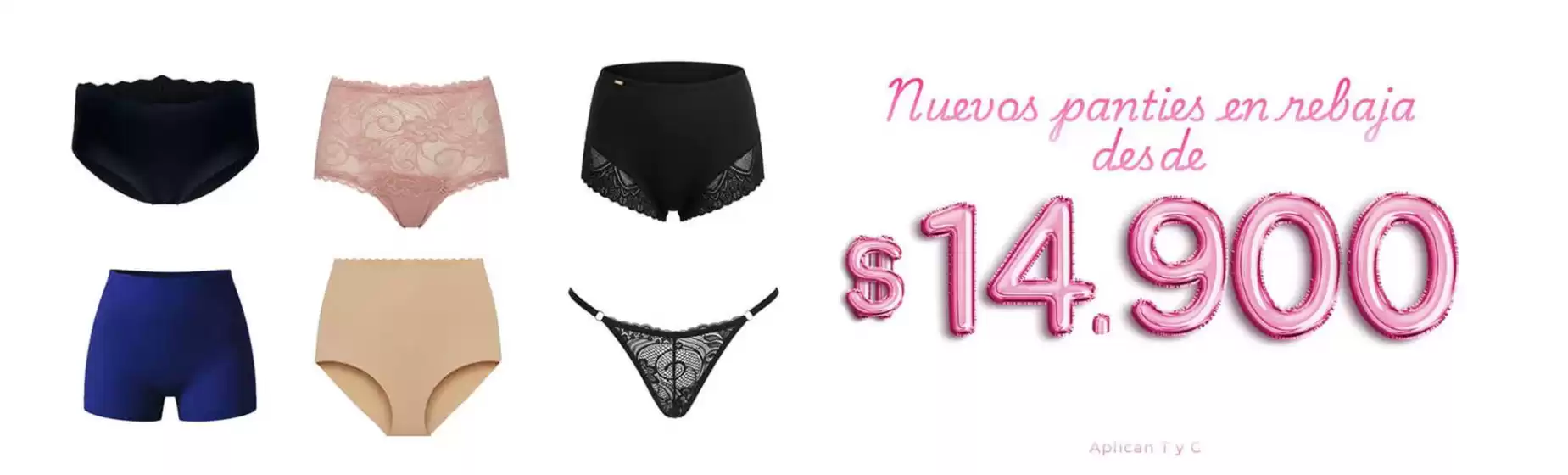 Catálogo Vanessa en Buenaventura | Nuevos Panties en Rebaja desde: $14.900, Brasieres desde: $24.900 | 2026-02-03T00:00:00.000Z - 2026-02-14T00:00:00.000Z