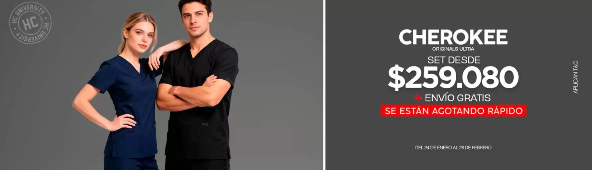 Catálogo Health company en Buenaventura | Cherokee set Desde: $259.080 | 2026-02-03T00:00:00.000Z - 2026-02-28T00:00:00.000Z