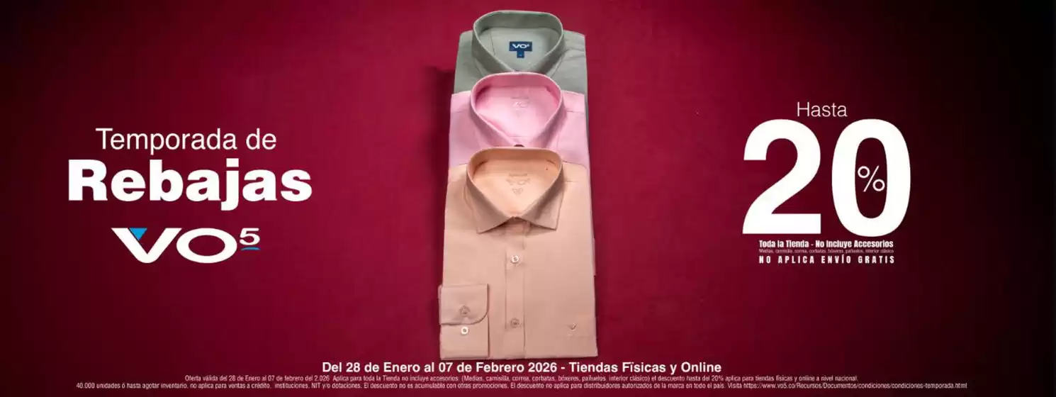 Catálogo VO5 en Nechí | Temporada de Rebajas Hasta20% OFF | 2026-02-04T00:00:00.000Z - 2026-02-07T00:00:00.000Z