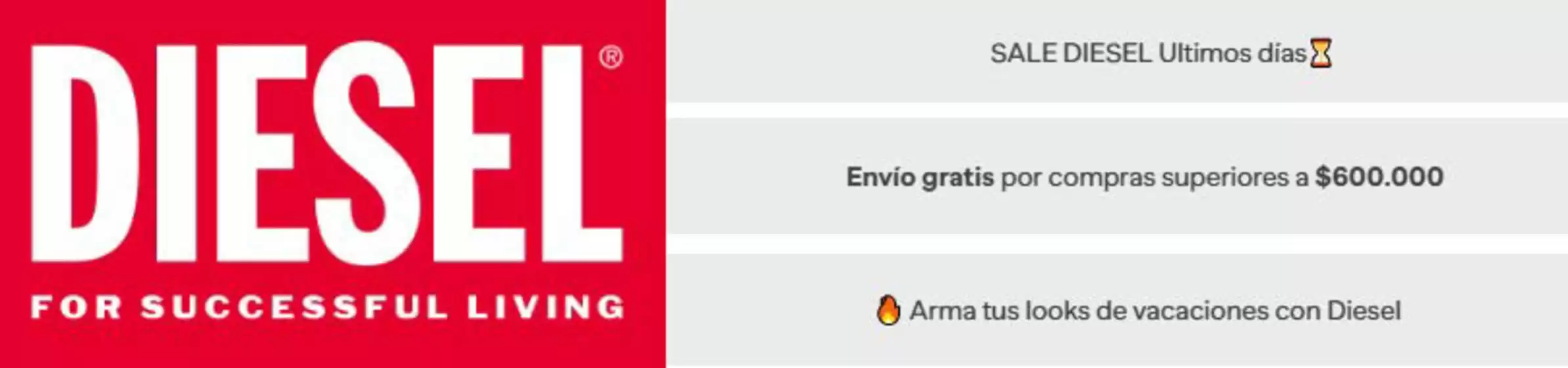 Catálogo Diesel en Nechí | Envio Gratis por compras superiores a $600.000 | 2026-02-04T00:00:00.000Z - 2026-02-08T00:00:00.000Z