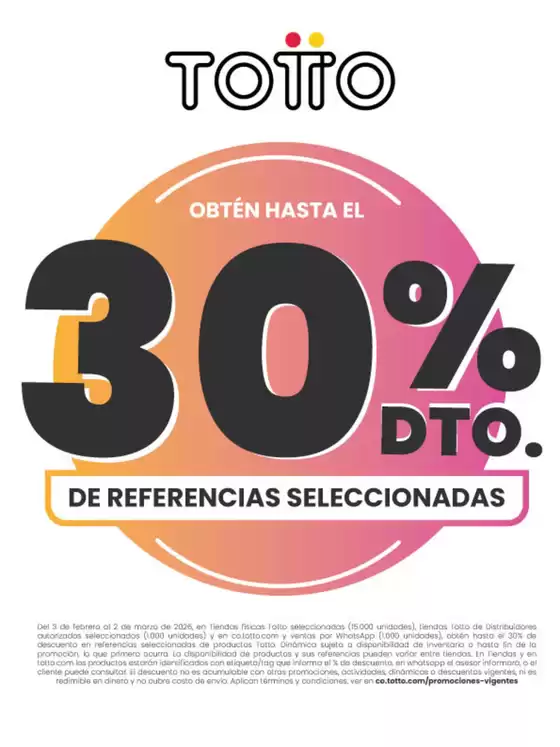 Catálogo Totto en Ubaté | Ofertas Totto | 2026-02-03T00:00:00.000Z - 2026-03-02T00:00:00.000Z