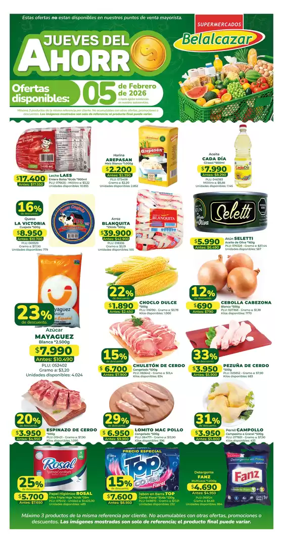 Catálogo Belalcazar en Ubaté | Catálogo Belalcazar | 2026-02-05T00:00:00.000Z - 2026-02-05T00:00:00.000Z