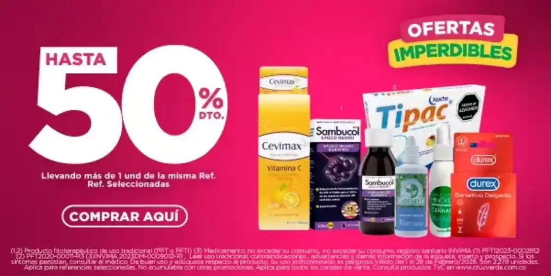 Catálogo Cruz verde en Ubaté | Gran variedad de ofertas | 2026-02-01T00:00:00.000Z - 2026-02-28T00:00:00.000Z