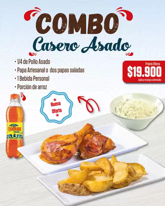 Catálogo Cali Vea en Barranquilla | Combo Casero Asado $19.900 | 2026-02-09T00:00:00.000Z - 2026-02-22T00:00:00.000Z