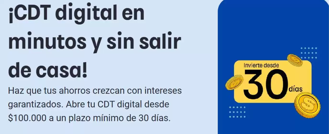 Catálogo Banco de Bogotá en Cúcuta | CDT digital en minutos y sin salir de casa | 2026-02-09T00:00:00.000Z - 2026-04-30T00:00:00.000Z