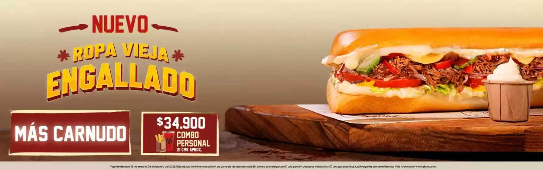 Catálogo Sandwich Qbano en Chía | Precio Especial | 2026-02-11T00:00:00.000Z - 2026-02-28T00:00:00.000Z