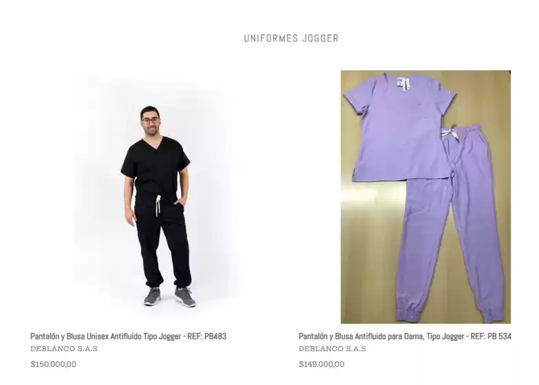 Catálogo Deblanco | Uniformes Jogger | 2026-02-11T00:00:00.000Z - 2026-02-28T00:00:00.000Z