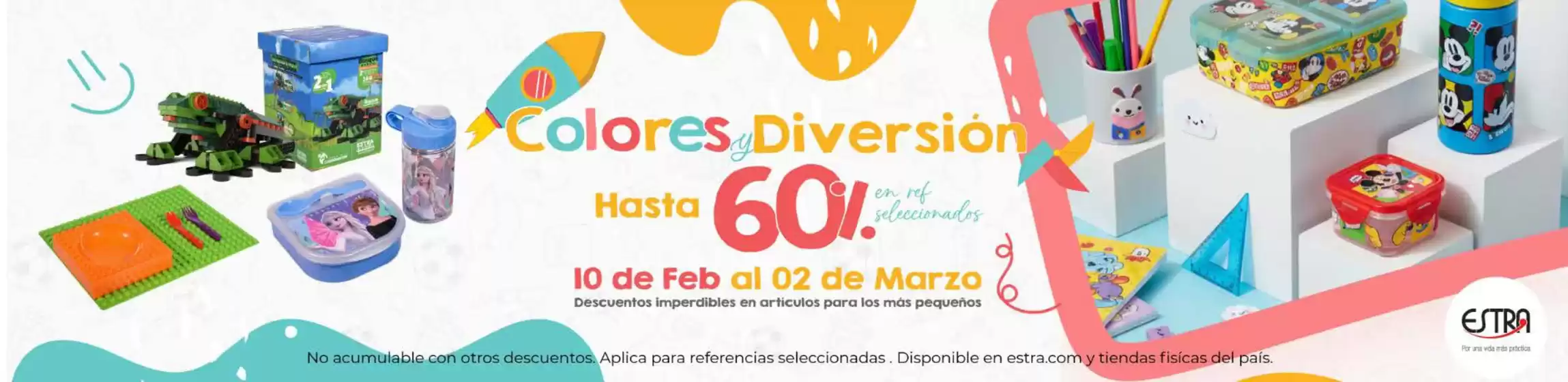 Catálogo Estra | Colores y Diversion Hasta 60% OFF | 2026-02-11T00:00:00.000Z - 2026-03-02T00:00:00.000Z