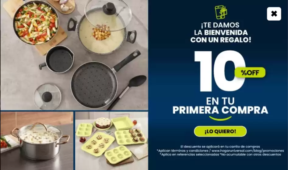 Catálogo Hogar Universal en Bogotá | 10% OFF en tu primera compra  | 2026-02-11T00:00:00.000Z - 2026-06-30T00:00:00.000Z