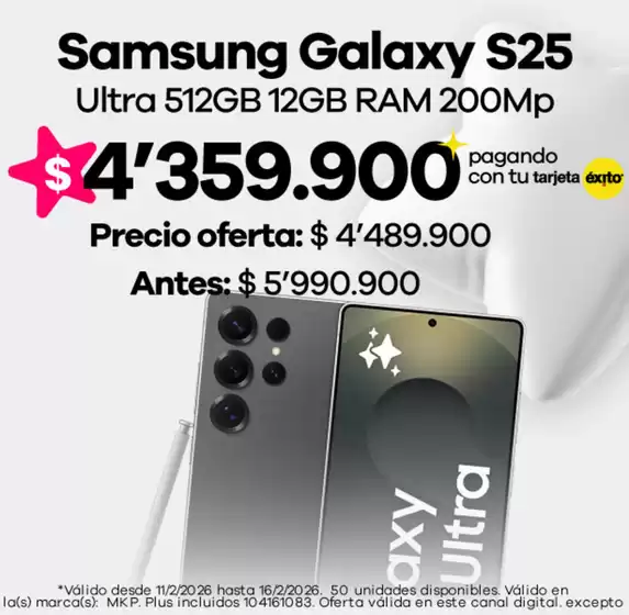 Catálogo Éxito en Plato | Nuestras mejores gangas | 2026-02-11T00:00:00.000Z - 2026-02-16T00:00:00.000Z