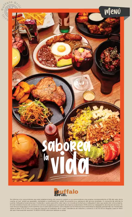 Catálogo Buffalo Grill Parrilla en Armenia | Menu Buffalo Grill Parrilla | 2026-02-18T00:00:00.000Z - 2026-02-28T00:00:00.000Z