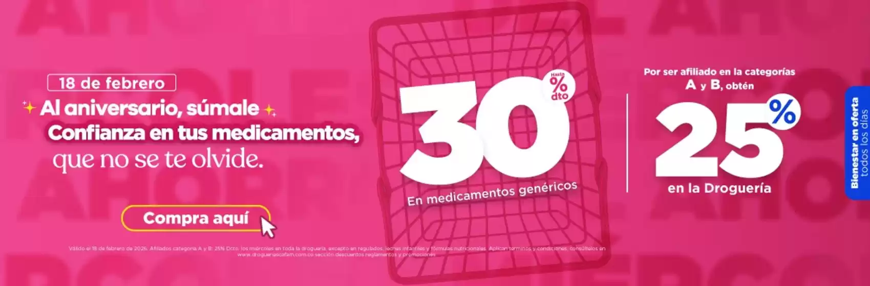 Catálogo Cafam en Cota | Grandes descuentos en productos seleccionados | 2026-02-18T00:00:00.000Z - 2026-02-18T00:00:00.000Z
