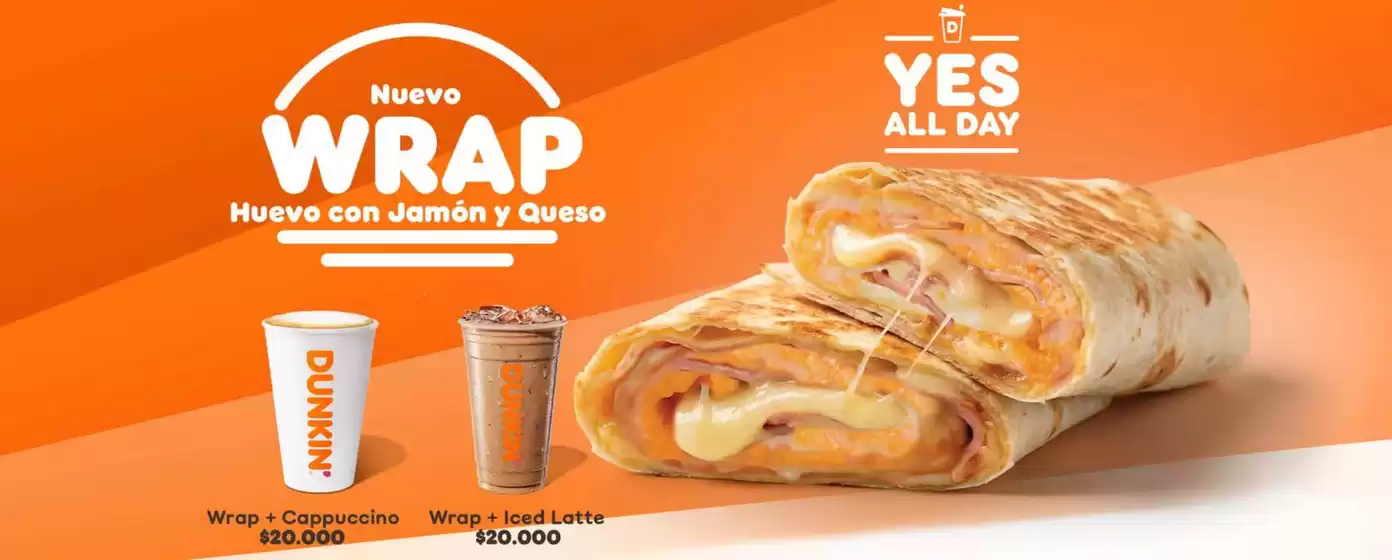 Catálogo Dunkin Donuts en Armenia | Yes All Day | 2026-02-18T00:00:00.000Z - 2026-02-18T00:00:00.000Z