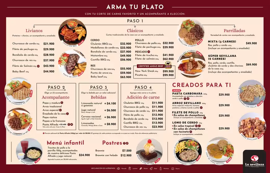 Catálogo La Sevillana en Girardot | Carta Enero Web | 2026-03-03T00:00:00.000Z - 2026-03-17T00:00:00.000Z