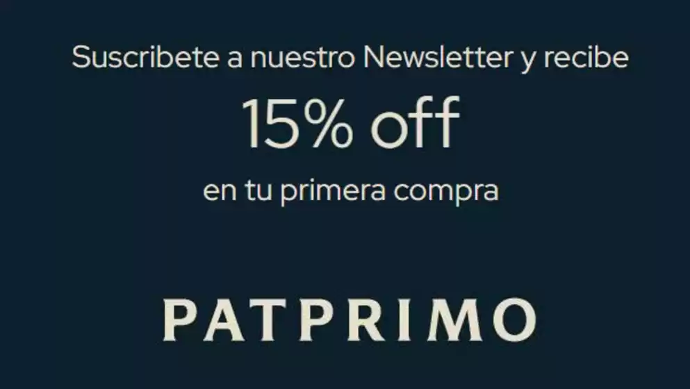 Catálogo Pat Primo | 15%Dcto en tu primera compra | 2026-03-04T00:00:00.000Z - 2026-03-31T00:00:00.000Z