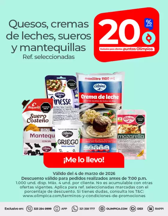 Catálogo Olímpica en Cajicá | Nuestras mejores gangas | 2026-03-04T00:00:00.000Z - 2026-03-04T00:00:00.000Z