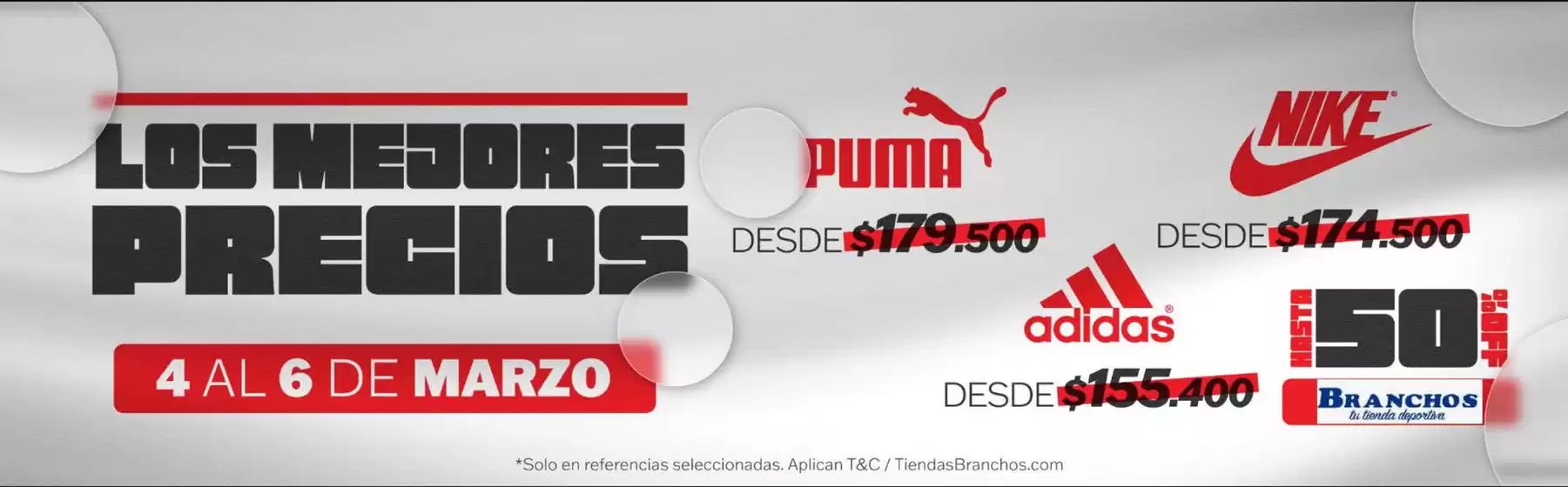 Catálogo Branchos | Los Mejores Precios 50% OFF | 2026-03-05T00:00:00.000Z - 2026-03-06T00:00:00.000Z