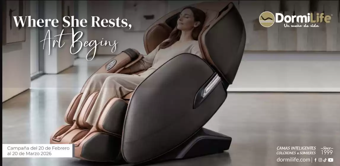 Catálogo Dormilife | Where She Rests, Art Begins | 2026-03-06T00:00:00.000Z - 2026-03-20T00:00:00.000Z