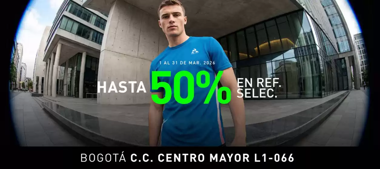 Catálogo Le Coq Sportif en Tuluá | Hasta 50% OFF en Ref. Selec. | 2026-03-10T00:00:00.000Z - 2026-03-31T00:00:00.000Z