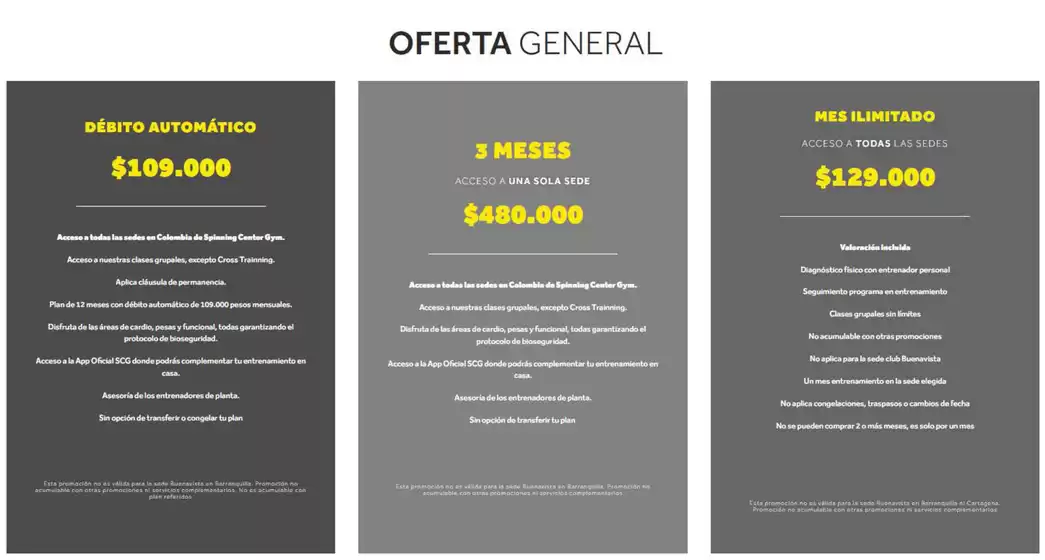 Catálogo Spinning Center en Tuluá | Oferta General | 2026-03-10T00:00:00.000Z - 2026-03-31T00:00:00.000Z