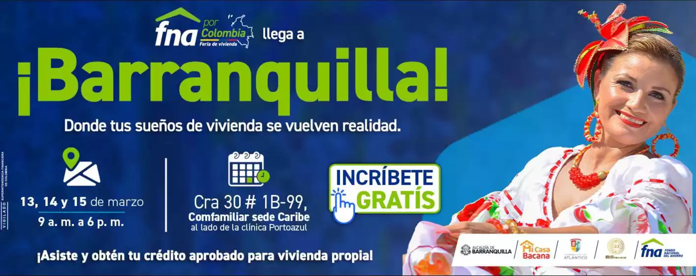 Catálogo Fondo Nacional del Ahorro en Chaparral | Trasnochón FNA, Barranquilla | 2026-03-11T00:00:00.000Z - 2026-03-19T00:00:00.000Z