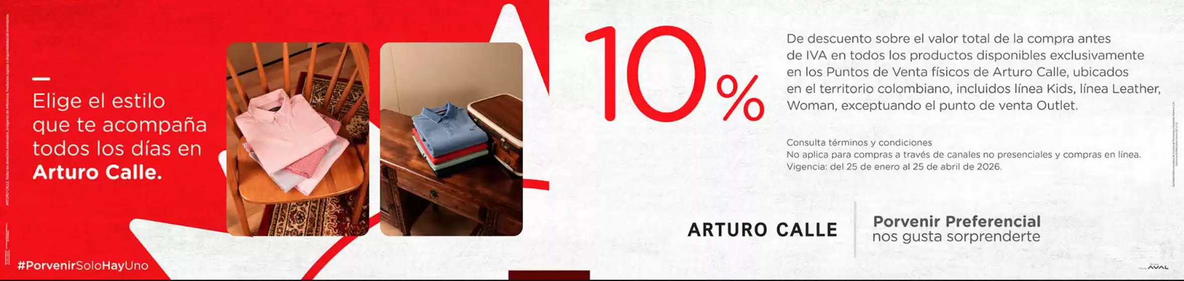 Catálogo Porvenir en Chaparral | 10% de Dcto el valor total de la compra antes de IVA | 2026-03-11T00:00:00.000Z - 2026-04-25T00:00:00.000Z