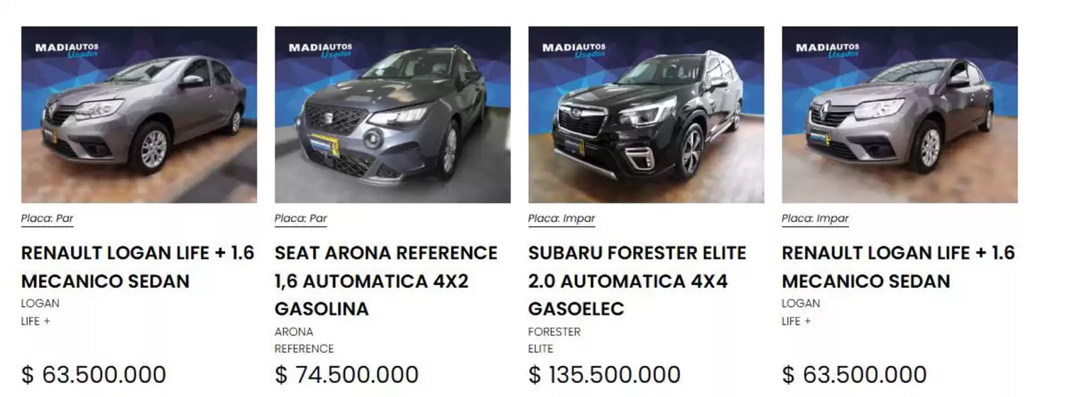 Catálogo Madiautos en Cartagena | Conoce tu próximo vehículo | 2026-03-12T00:00:00.000Z - 2026-03-19T00:00:00.000Z