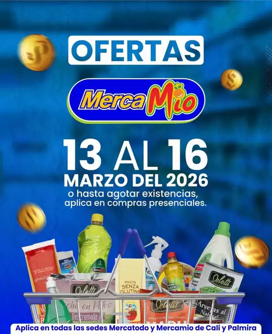 Catálogo MercaMío en El Cerrito | Gangas y ofertas actuales | 2026-03-13T00:00:00.000Z - 2026-03-16T00:00:00.000Z