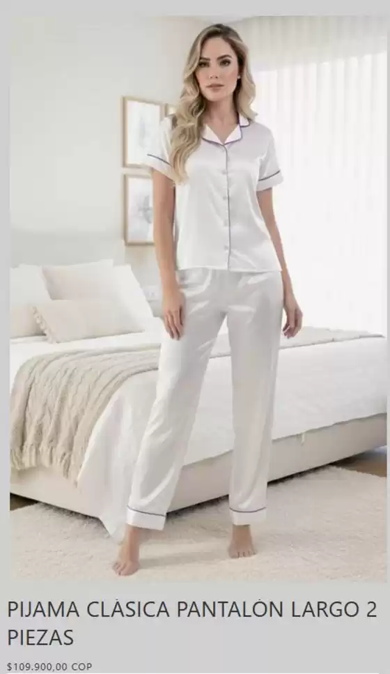 Catálogo Adriana Arango | Pijama Clásica Pantalón largo 2 piezas $109.900,00 | 2026-03-13T00:00:00.000Z - 2026-03-31T00:00:00.000Z
