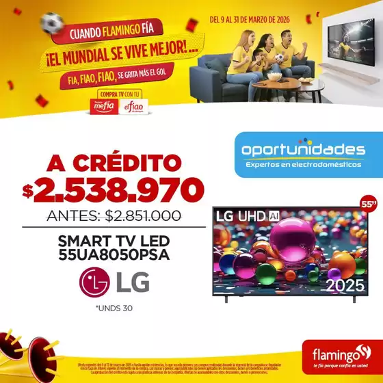 Catálogo Flamingo en Dosquebradas | Ofertas principales para todos los cazadores de gangas | 2026-03-09T00:00:00.000Z - 2026-03-31T00:00:00.000Z