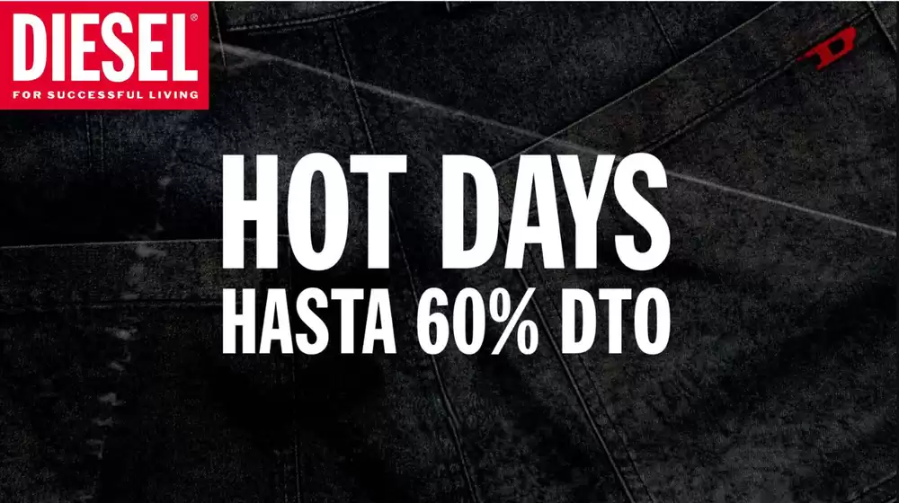 Catálogo Diesel en La Ceja | Hot Days Hasta 60% OFF | 2026-03-17T00:00:00.000Z - 2026-03-20T00:00:00.000Z