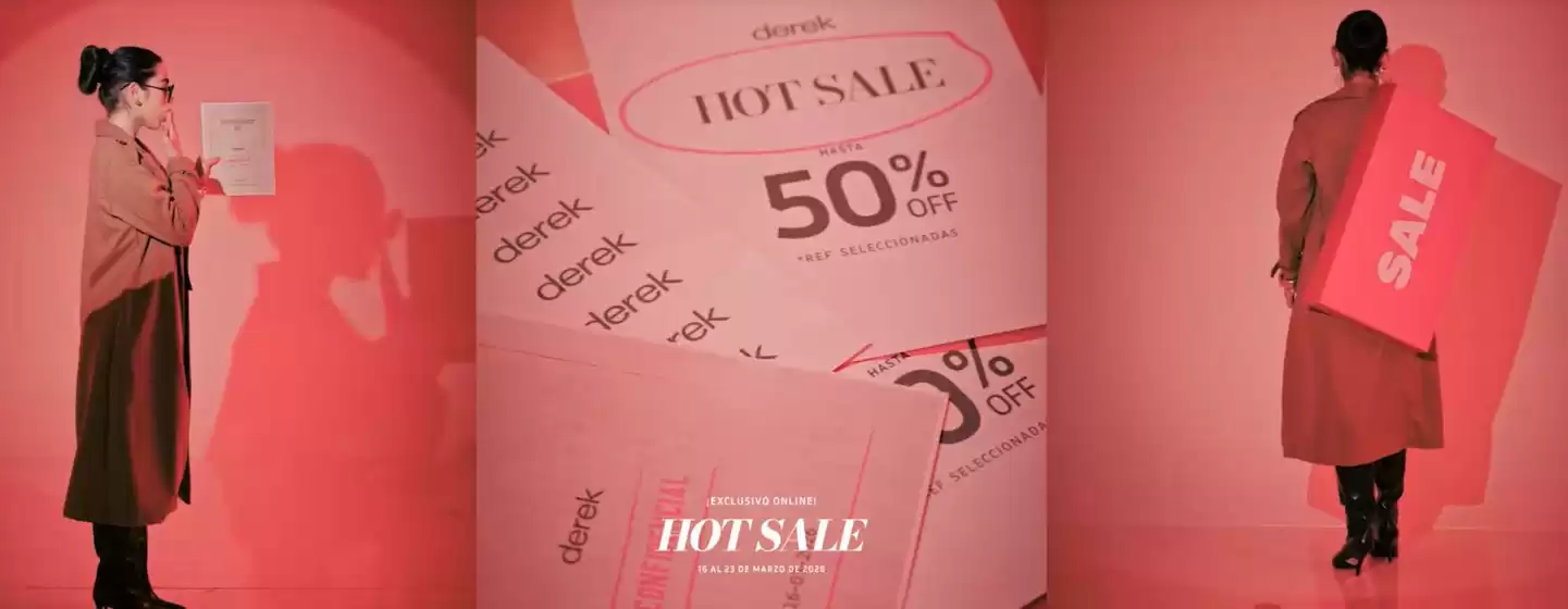 Catálogo Derek en La Ceja | Hot Sale Hasta 50% OFF | 2026-03-17T00:00:00.000Z - 2026-03-23T00:00:00.000Z