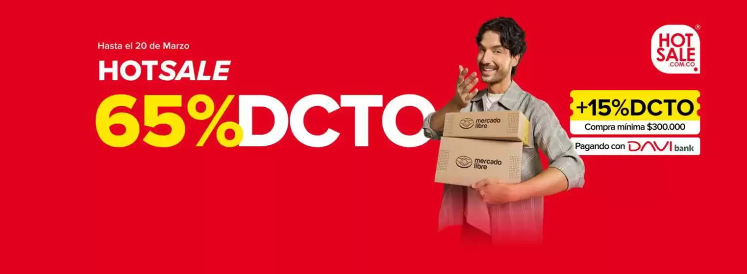 Catálogo Mercado Libre en Chía | Hot Sale Hasta 65% Dcto | 2026-03-17T00:00:00.000Z - 2026-03-20T00:00:00.000Z