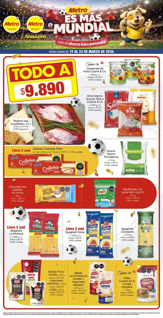 Catálogo Metro en Tocancipá | Metro es Mas Mundial | 2026-03-19T00:00:00.000Z - 2026-03-23T00:00:00.000Z