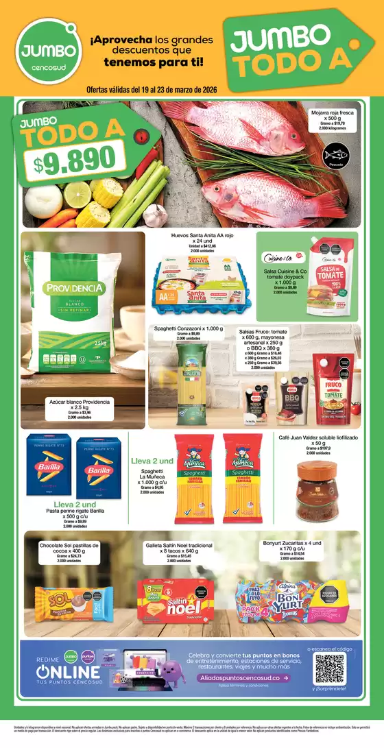 Catálogo Jumbo en Pamplona | Catalogo Jumbo Todo A | 2026-03-19T00:00:00.000Z - 2026-03-23T00:00:00.000Z