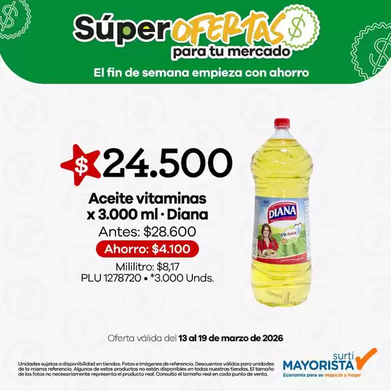 Catálogo Surti Mayorista en Montebello | Super Ofertas para tu mercado | 2026-03-17T00:00:00.000Z - 2026-03-19T00:00:00.000Z