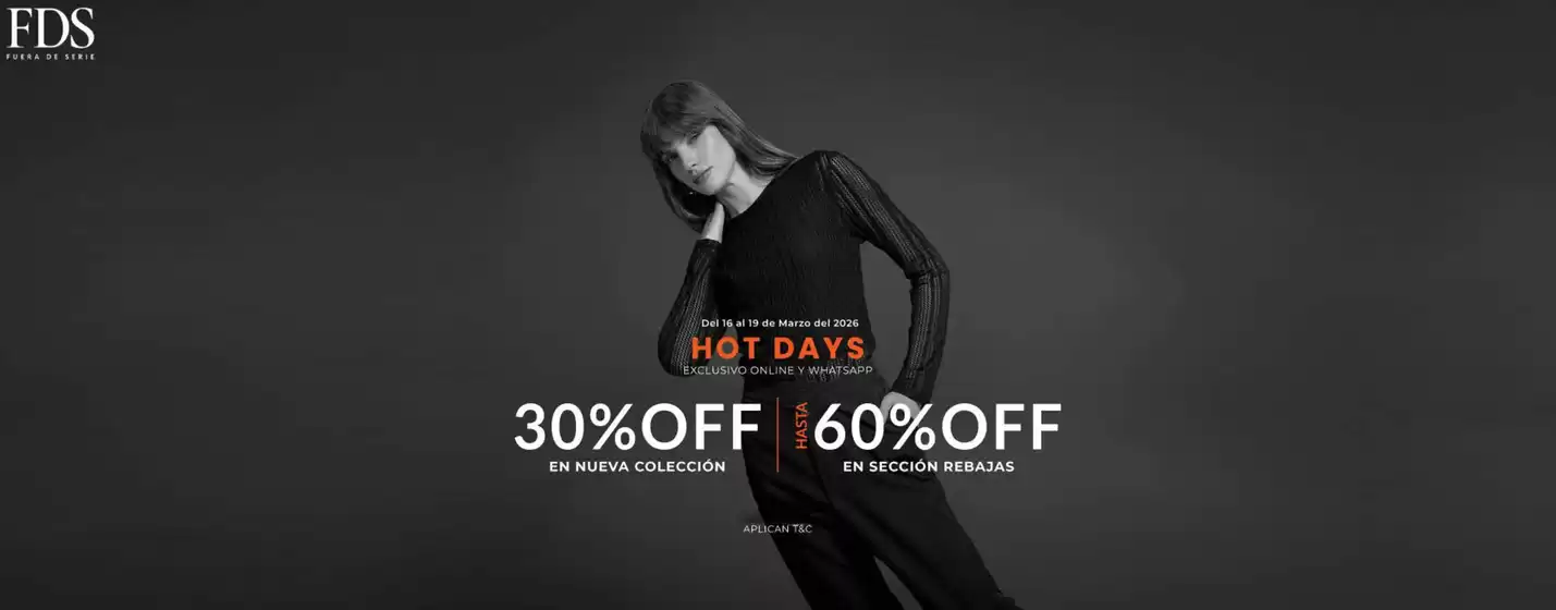 Catálogo Fuera de Serie en Sahagún | Hot Days 30% OFF Nueva Coleccion, 60% OFF en Rebajas | 2026-03-18T00:00:00.000Z - 2026-03-19T00:00:00.000Z