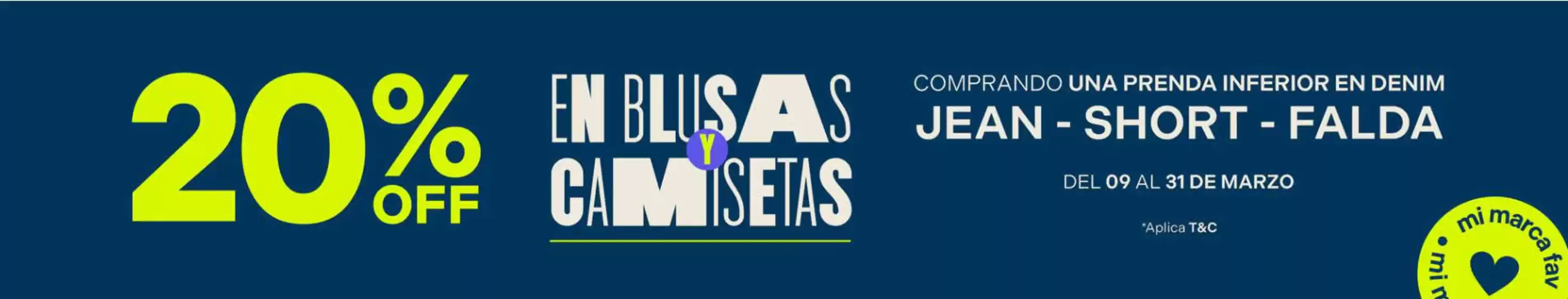 Catálogo Yoyo Jeans en Simití | 20% OFF | 2026-03-18T00:00:00.000Z - 2026-03-31T00:00:00.000Z