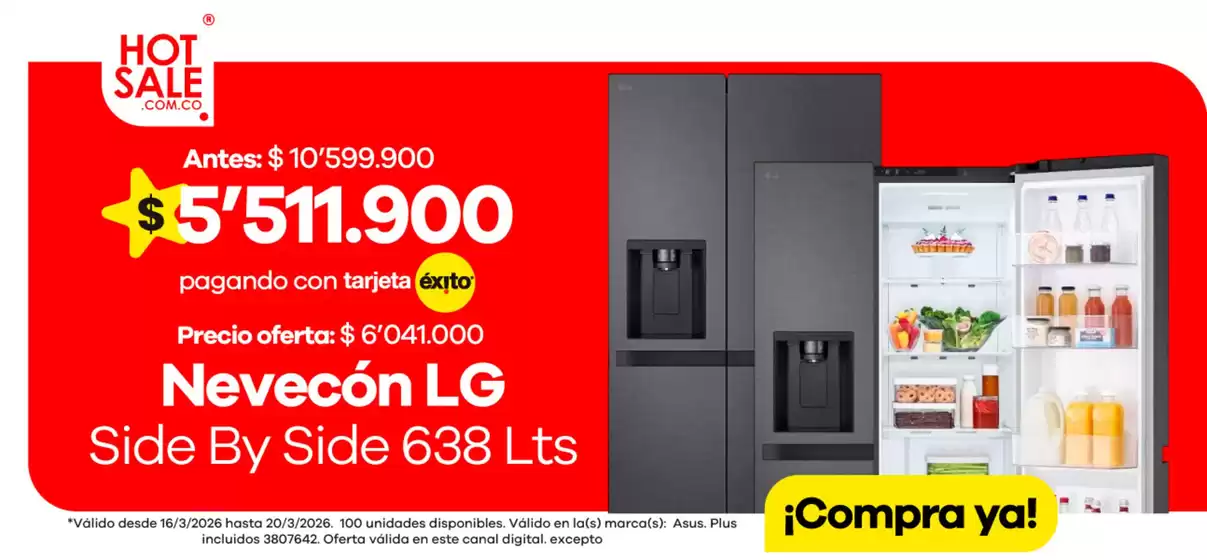 Catálogo Éxito en Manizales | Descubre ofertas atractivas | 2026-03-16T00:00:00.000Z - 2026-03-20T00:00:00.000Z