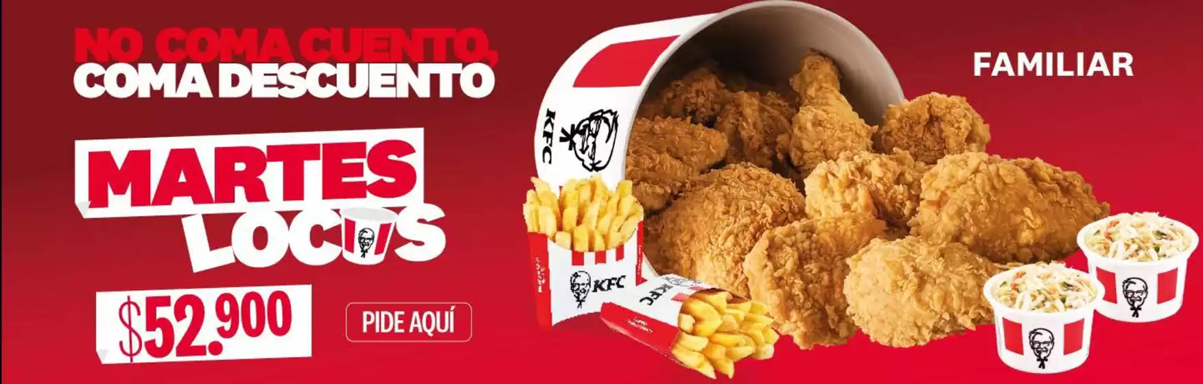 Catálogo KFC en Caldas Antioquia | Martes Locos | 2026-03-18T00:00:00.000Z - 2026-05-31T00:00:00.000Z