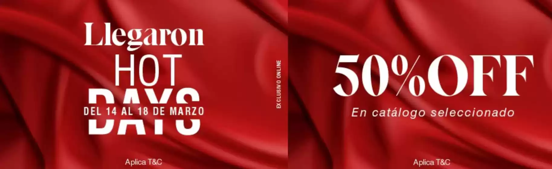 Catálogo Hush Puppies en Zarzal | Hot Days Hasta 50% OFF | 2026-03-18T00:00:00.000Z - 2026-03-21T00:00:00.000Z