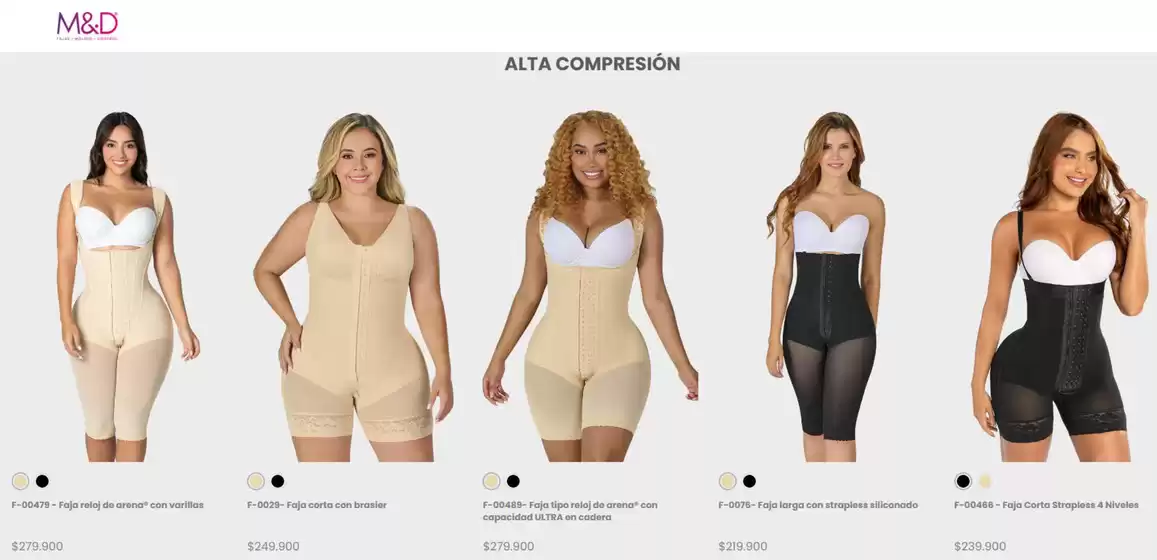 Catálogo Fajas M&D en Pasto | Precio Especial | 2026-03-19T00:00:00.000Z - 2026-04-05T00:00:00.000Z